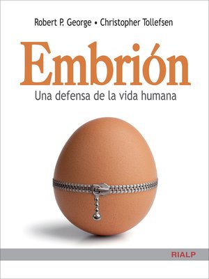 cover image of Embrión. Una defensa de la vida humana